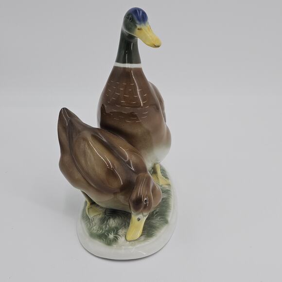 Gerold Porzellan Bavaria Mallard Ducks Figurine Vintage 1950s W. Germany - Picture 3 of 13